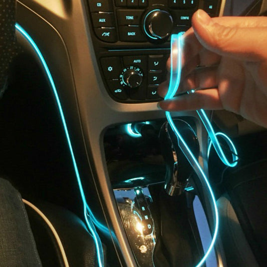 Fio USB de LED para interior de carro universal